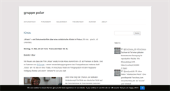 Desktop Screenshot of gruppe-polar.org
