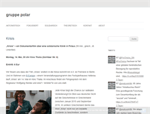 Tablet Screenshot of gruppe-polar.org
